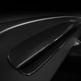 Armaturen brett kappe Abdeckung für 2024 Model 3 Hochland (Kohlefaser-Muster ABS)