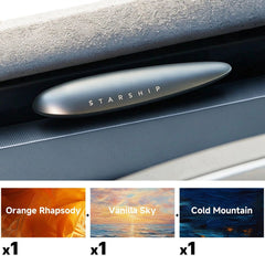 Starship-Style Dashboard Air Freshener for Tesla Model 3 2024+ / Model Y 2025+ - T-Launch