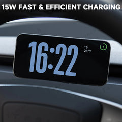 Suport telefon pentru bord Volan Suport telefon magnetic Magsafe pentru încărcare fără fir Pentru Tesla Model 3/Y (2017-2024)