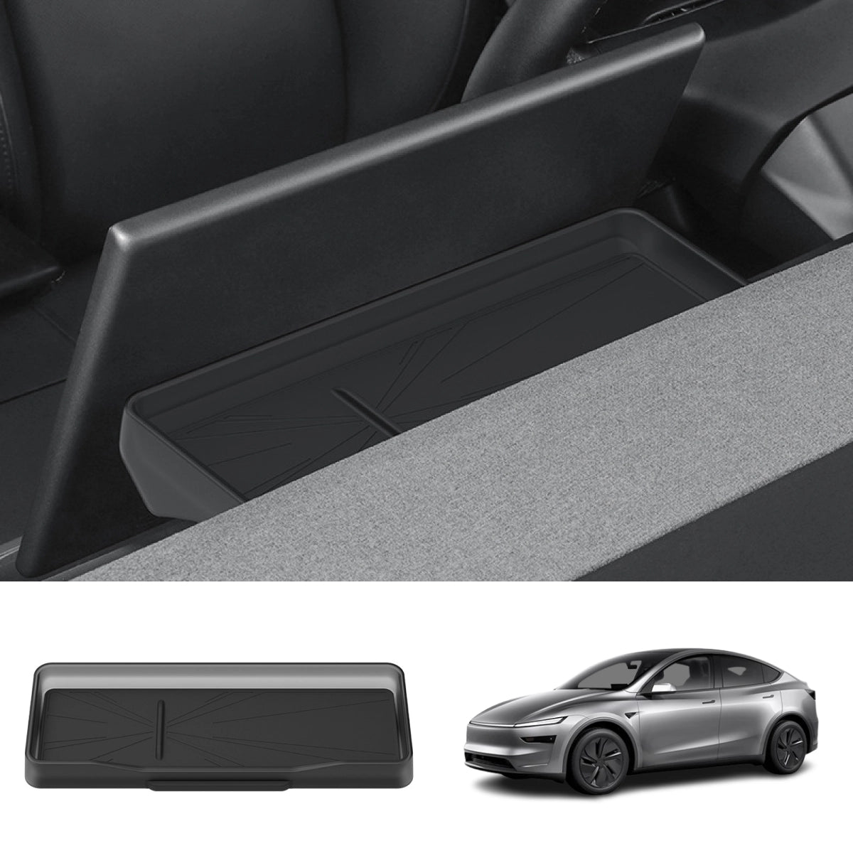 Dashboard Screen-Back Storage Tray for Tesla Model 3/Y/Y L 2024+