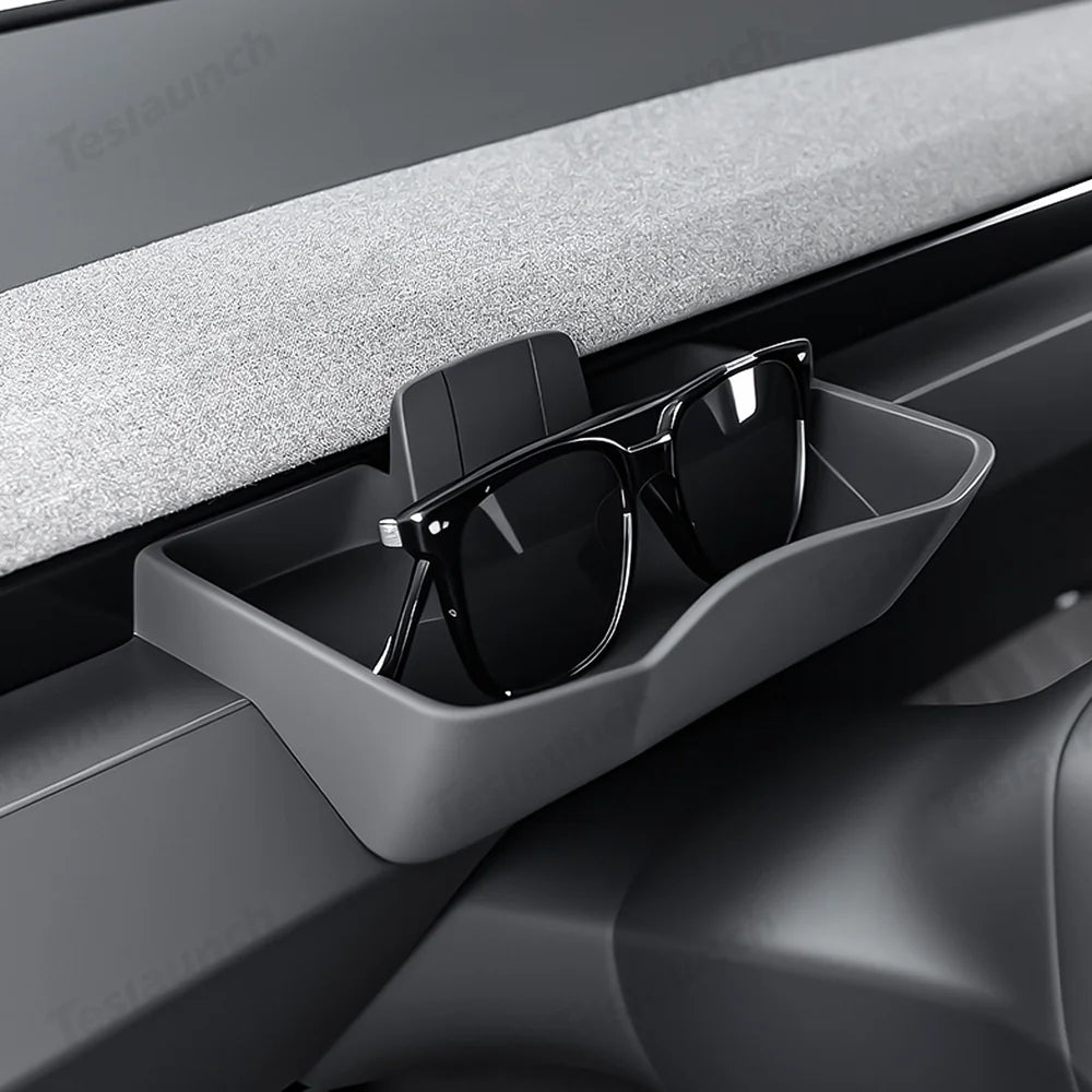 Dashboard Storage Tray & Multi-Use Holder for Tesla Model Y Juniper 2025+/Model 3 Highland 2024+