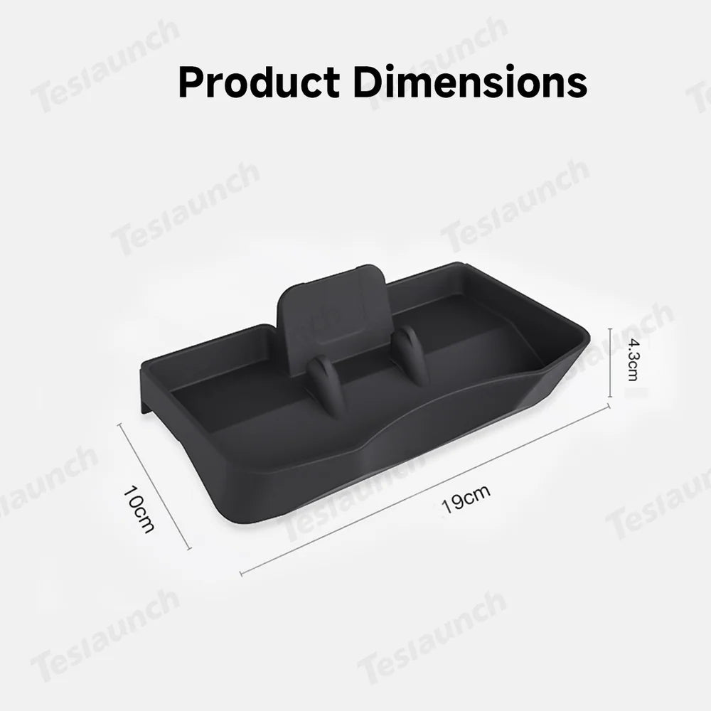 Dashboard Storage Tray & Multi-Use Holder for Tesla Model Y Juniper 2025+/Model 3 Highland 2024+