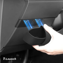 Dashboard-Side Magnetic Silicone Sunglasses Holder for Tesla Model 3/Y/Y L 2024+