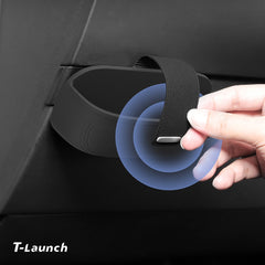 Dashboard-Side Magnetic Silicone Sunglasses Holder for Tesla Model 3/Y/Y L 2024+