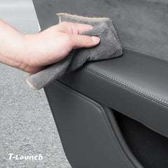 Nappa Leather Door Armrest Pads for Tesla Model Y L 2026+