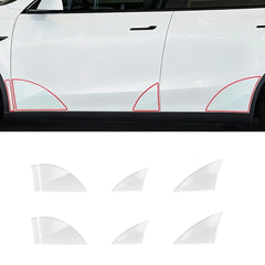 Clear TPU Door Corner Paint Protection Film (PPF) for Tesla Model Y L 2026+