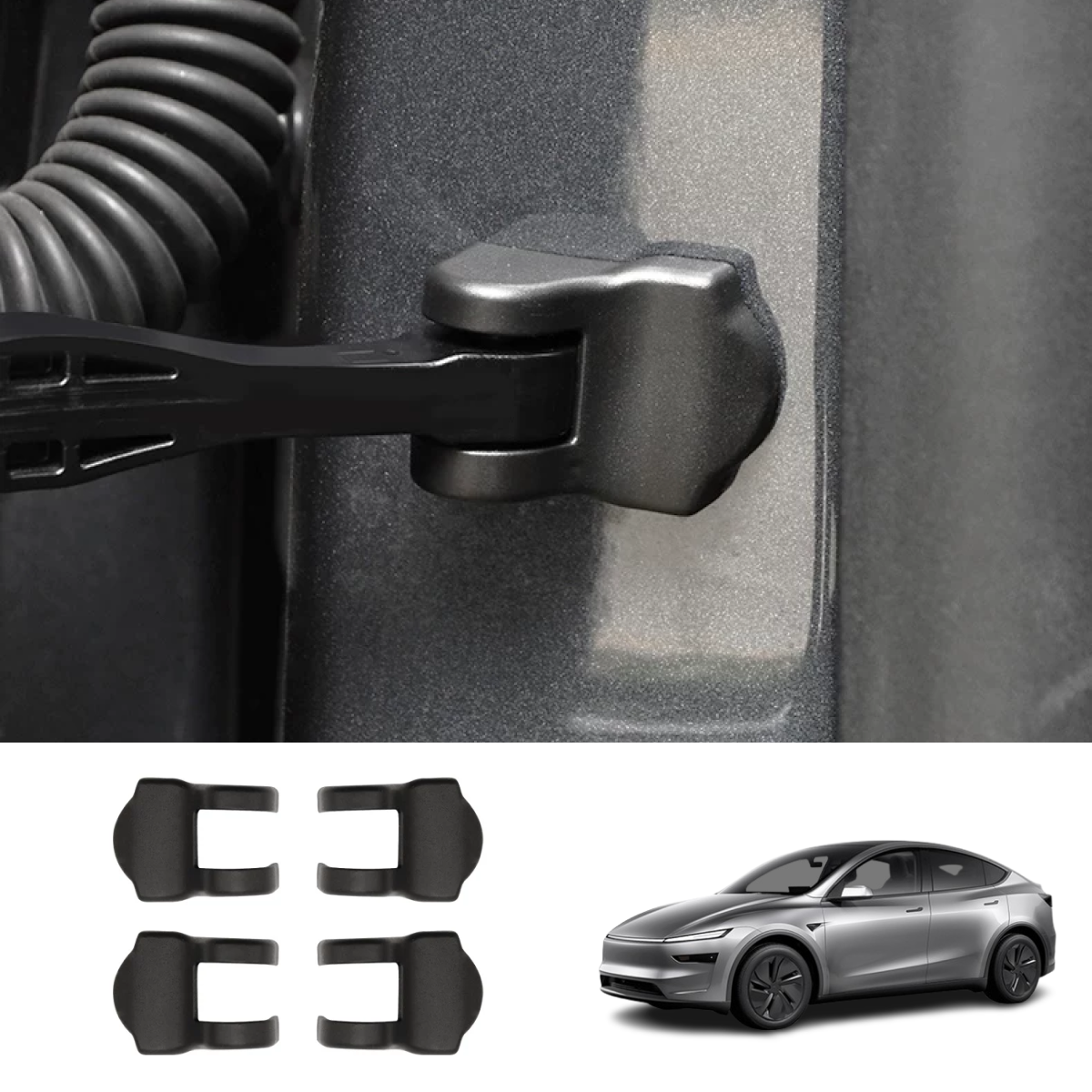 TPE Door Stopper Anti-Rust Protector Cover for Tesla Model 3/Y 2017+
