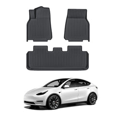 Model Y All-Weather Floor Mats Full Set Trunk Mat Cargo Mat Frunk Cargo Liner for Tesla(2020-2024) - T-Launch