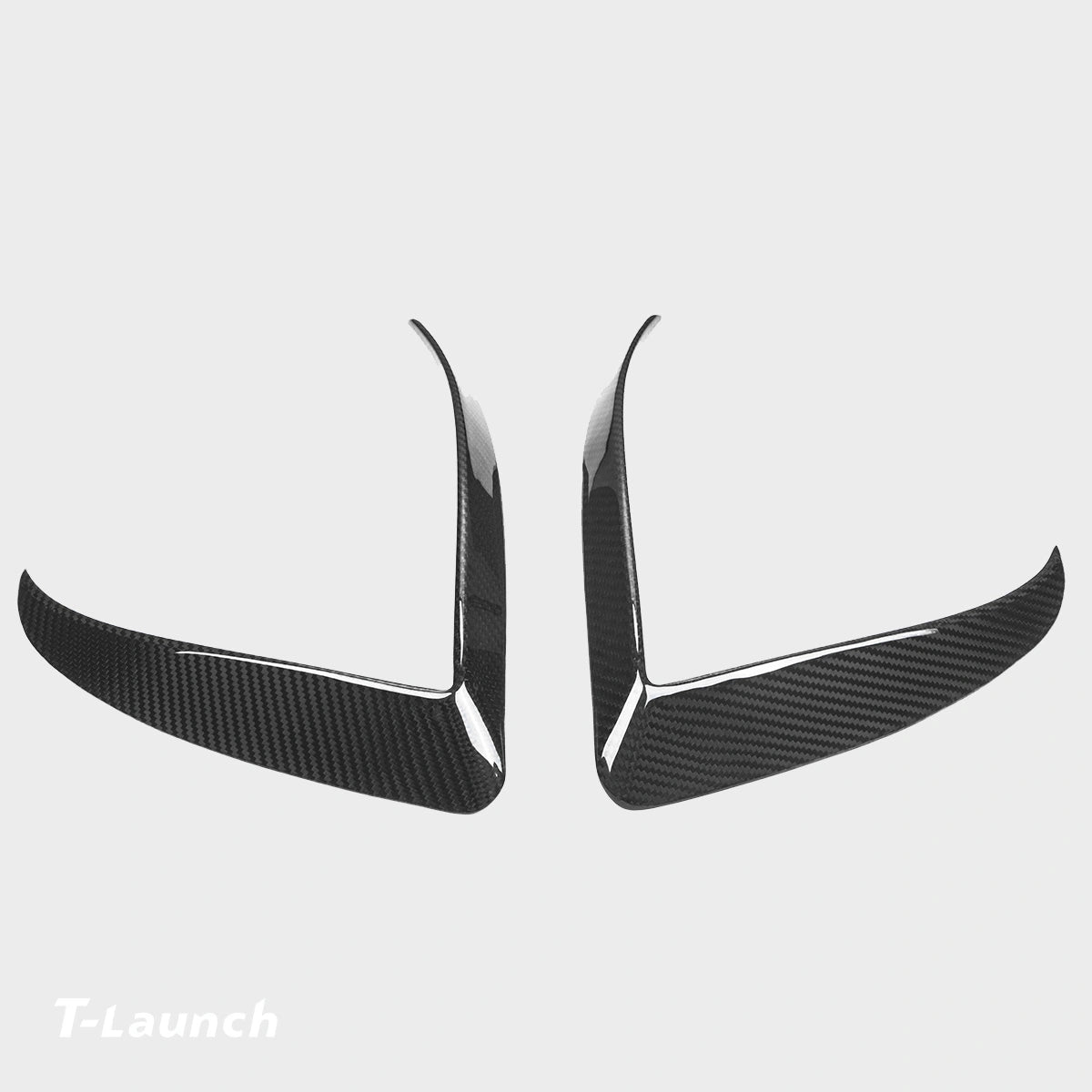 [Real Carbon Fiber] Dimljus Trim för Tesla Model X 2021+