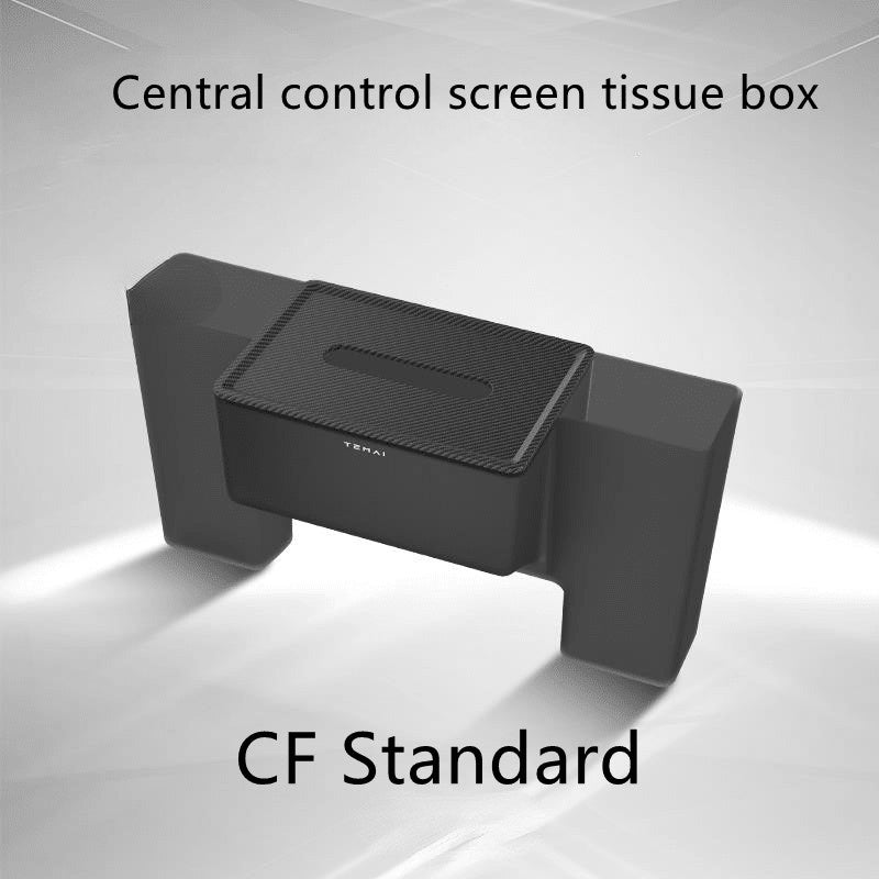 Model Caja de almacenamiento de pañuelos de control central 3/Y con soporte para teléfono para Tesla( 2017-2023)