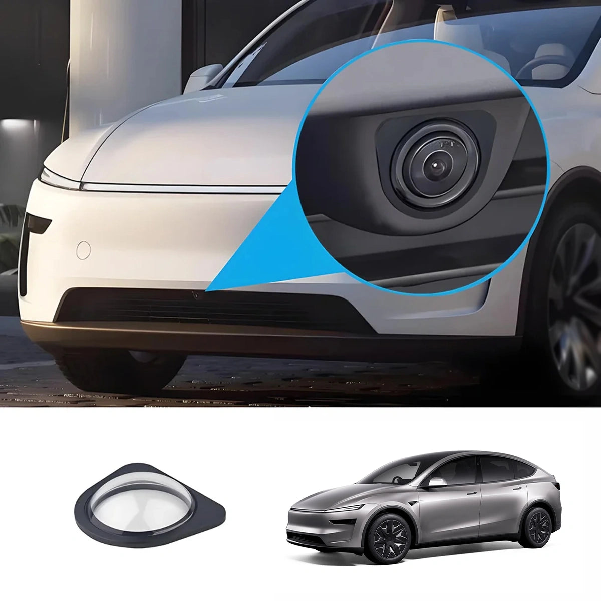 Front Camera Lens Guard Protective Cover for Tesla Model YL 2026+