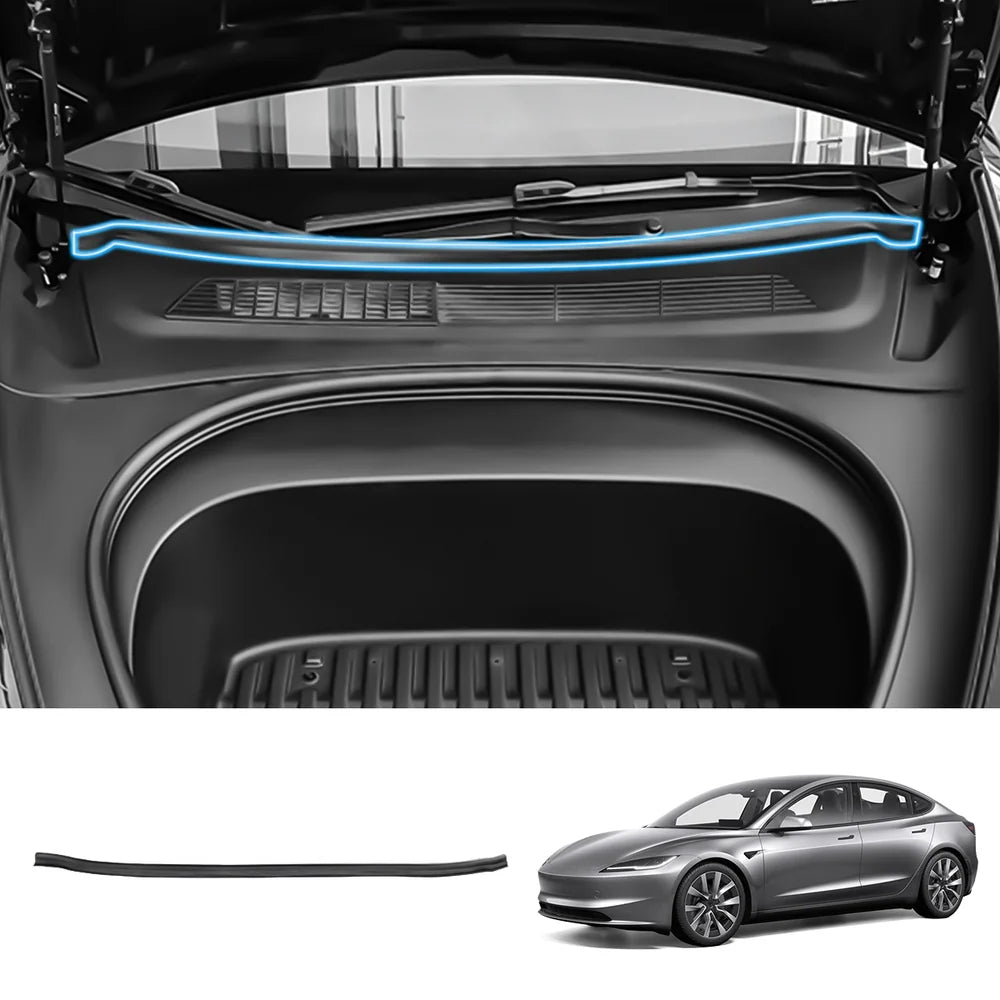 مانع تسرب الماء لغطاء صندوق السيارة الأمامي ومانع تسرب غطاء المحرك لـ Tesla Model 3 هايلاند / Model عام 2021+