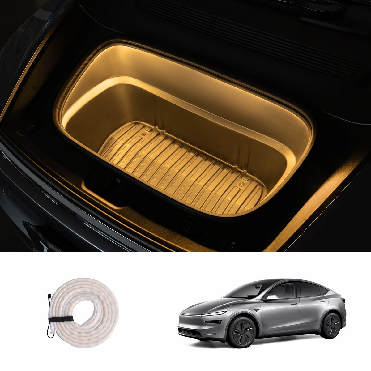 Front Trunk LED Ambient Light for Tesla Model 3 2017+ / Model Y 2020+ / Model Y L 2026+ - T-Launch