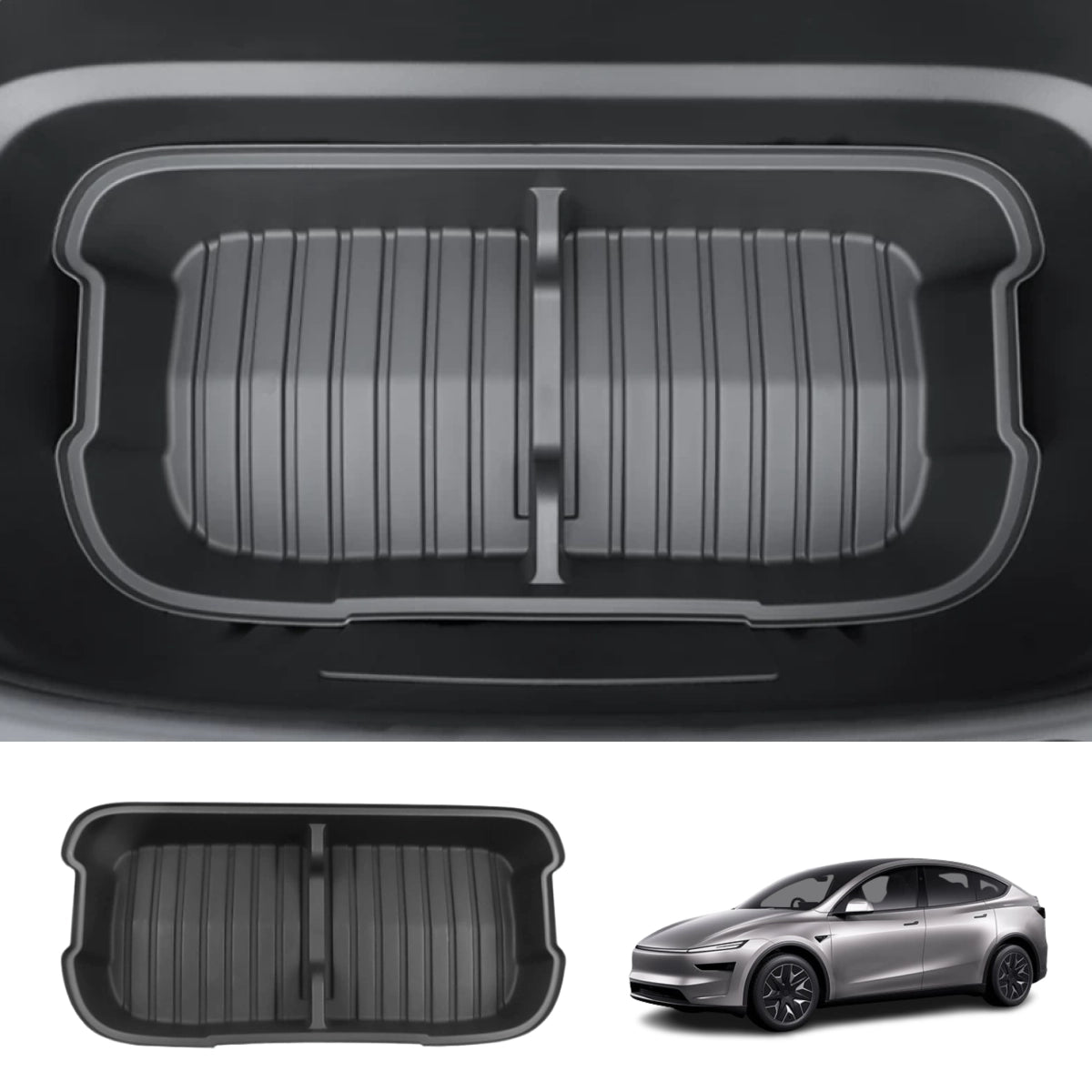 Frunk & Rear Trunk Storage Organizer Boxes for Tesla Model YL 2026+