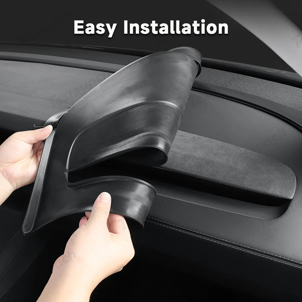 Full-Cover Silicone Dashboard Protector for Tesla Model Y Juniper 2025+