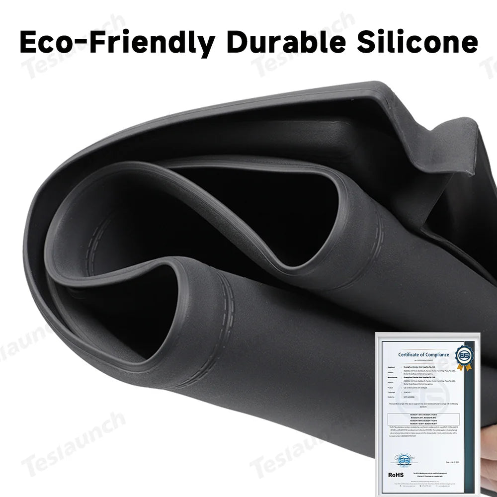 Full-Cover Silicone Dashboard Protector for Tesla Model Y Juniper 2025+