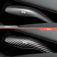 Full-Cover Turn Signal Stalk Cover for Tesla Model Y Juniper 2025+