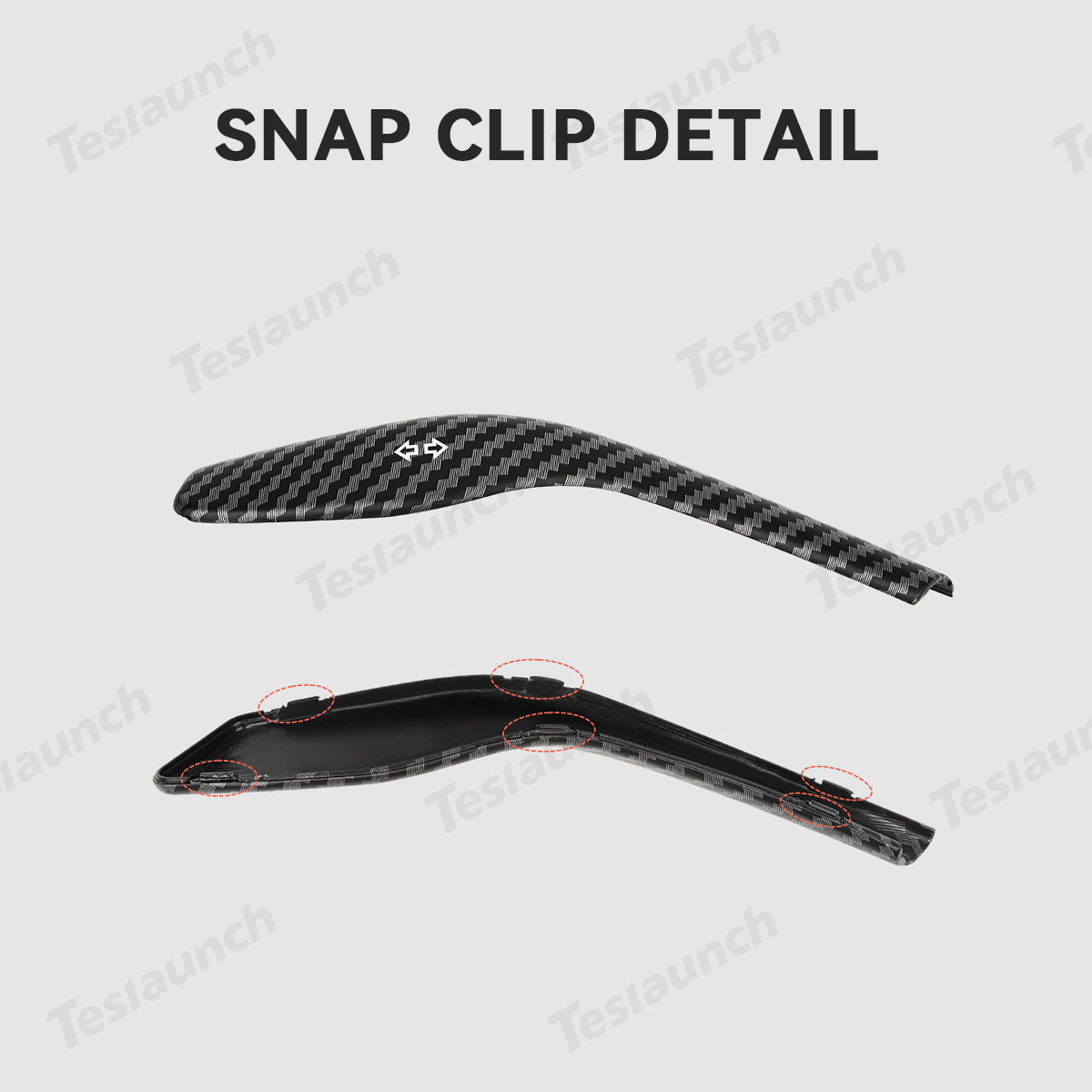 Full-Cover Turn Signal Stalk Cover for Tesla Model Y Juniper 2025+