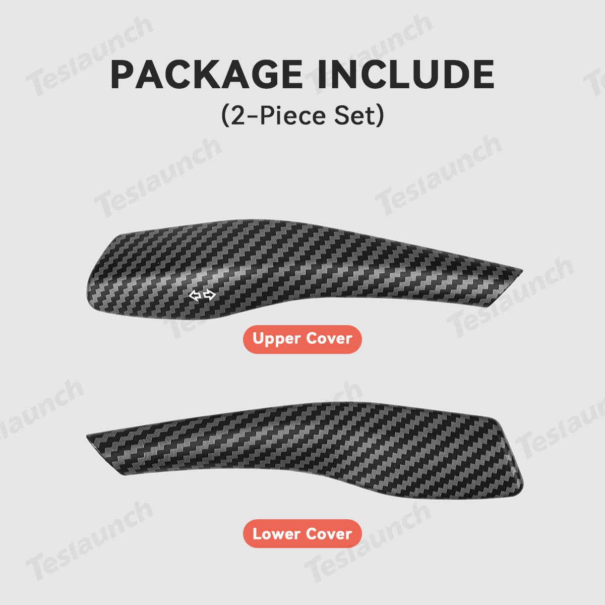 Full-Cover Turn Signal Stalk Cover for Tesla Model Y Juniper 2025+