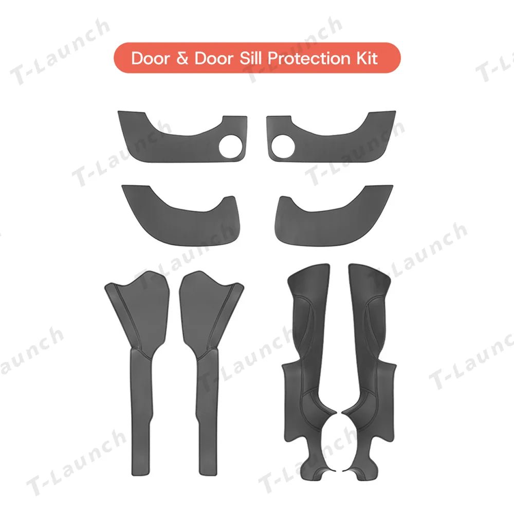 Kit de protection intérieure tout-en-un en cuir Napa pour Tesla Model YL 6 places 2026+