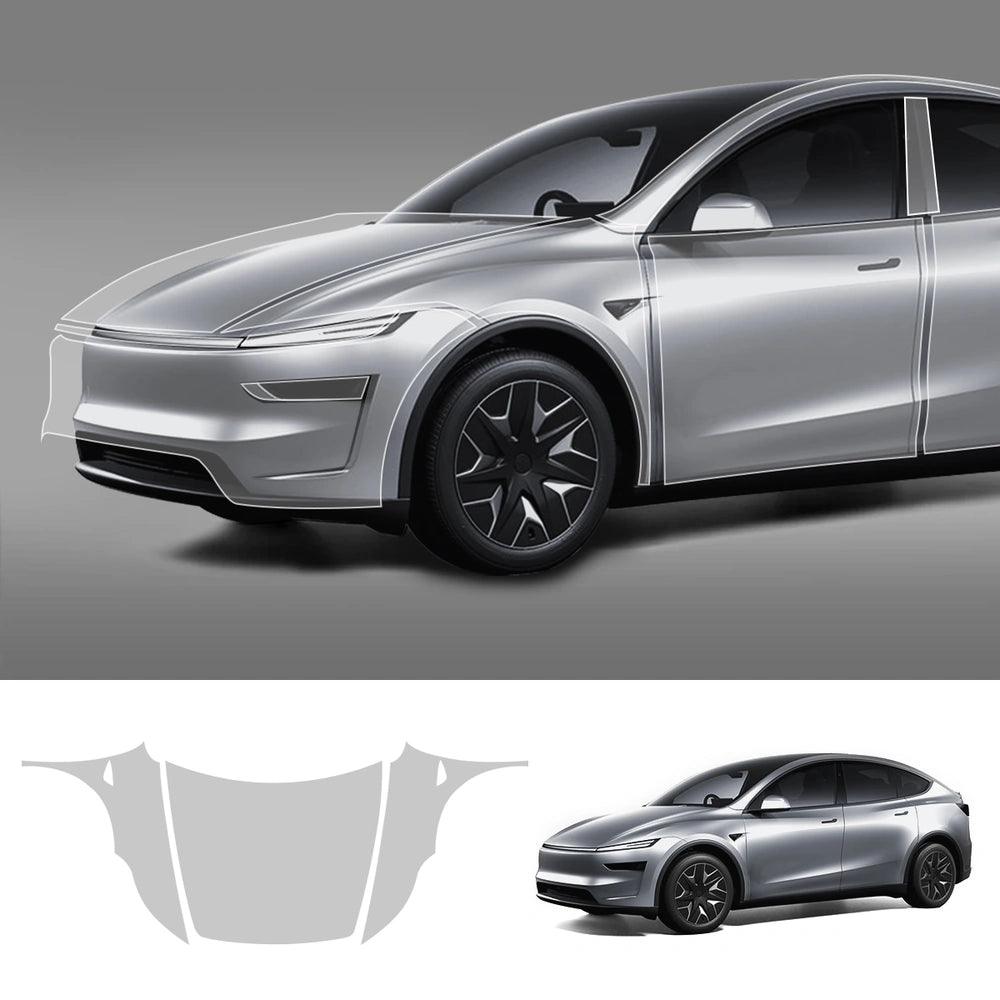 Glossy TPU Invisible Full Car Paint Protection Film (PPF) for Tesla ...