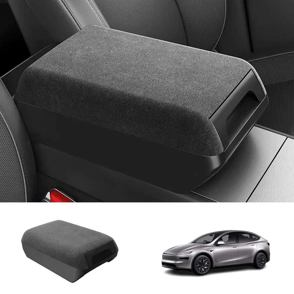 Raised Armrest Cover with Hidden Storage for Tesla Model YL 2026+