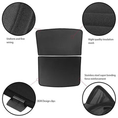 Split Nano Ice Crystal Glass Roof Sunshade for Tesla Model YL 6-Seater 2026+