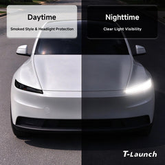 TPU Headlight Protection Film for Tesla Model Y Standard 2025+ - T-Launch
