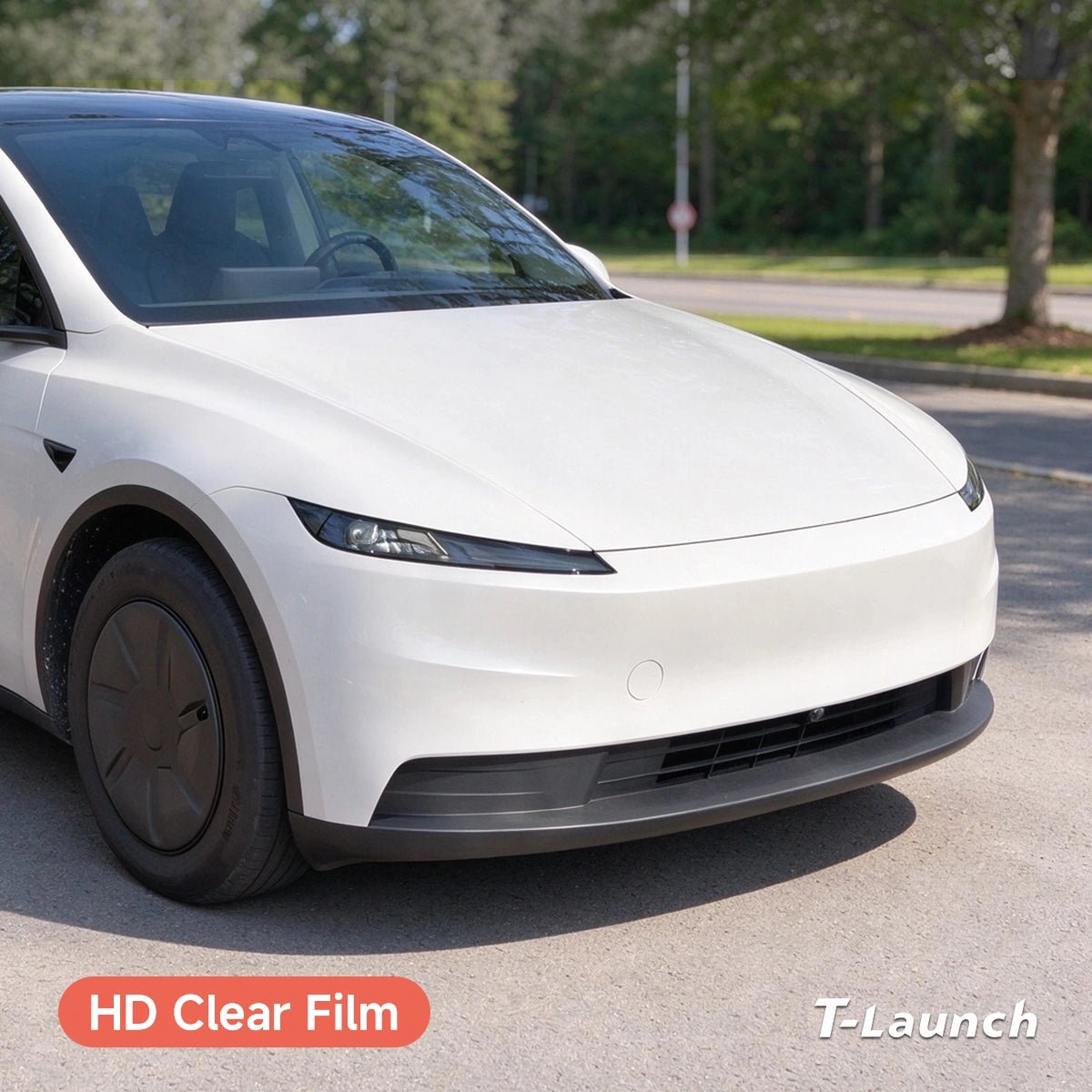 TPU Headlight Protection Film for Tesla Model Y Standard 2025+ - T-Launch