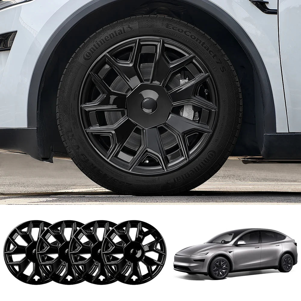 OEM-Style Hubcaps Wheel Covers for 2026 Tesla Model Y L 19'' Machina 2.0 Wheels (Set of 4)