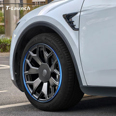 OEM-Style Hubcaps Wheel Covers for 2026 Tesla Model YL 19'' Machina 2.0 Wheels (Set of 4)