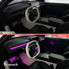 Interior RGB Ambient Lighting Kit for Tesla Model YL 2026+