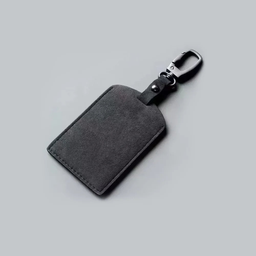 Premium Leather Key Card Holder For Tesla Model 3/Y (2017-2025)