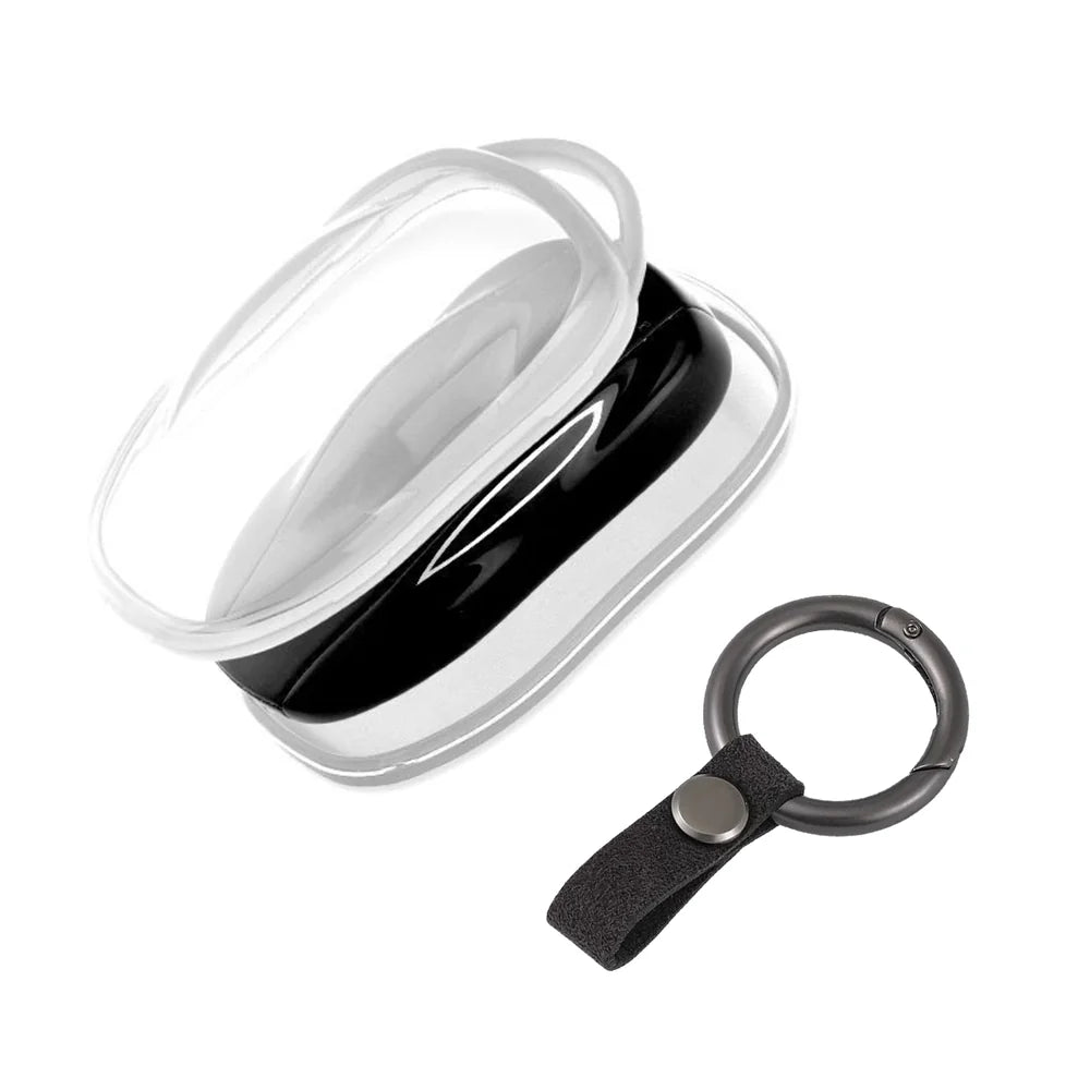 Alloy and Leather Key Fob Cover for Tesla Model 3/Y/S/X