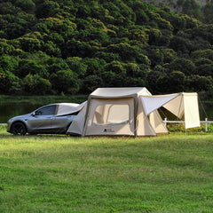 Inflatable Tailgate Camping Tent with Projection Screen for Tesla Model 3/Y/S/X
