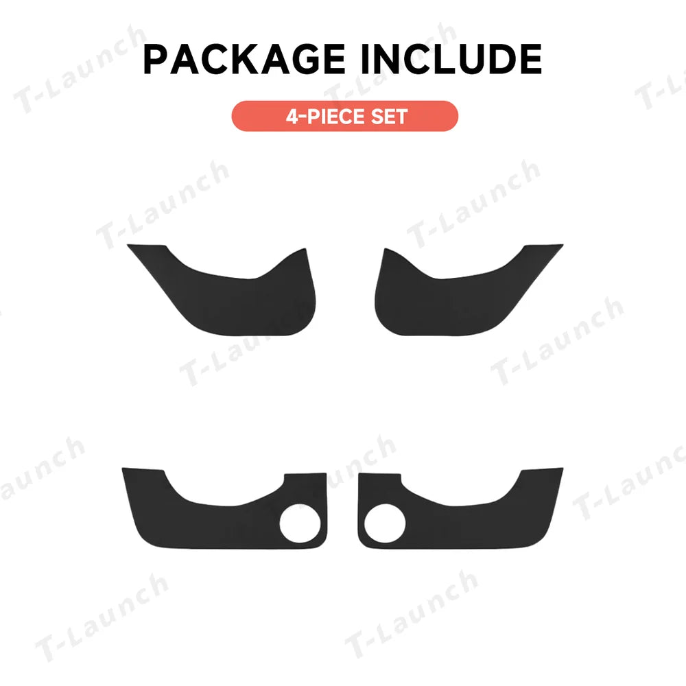 Leather Door Kick Guards for Tesla Model Y Juniper 2025+ / Model 3 Highland 2024+