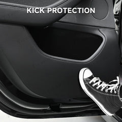 Leather Door Kick Guards for Tesla Model Y Juniper 2025+ / Model 3 Highland 2024+