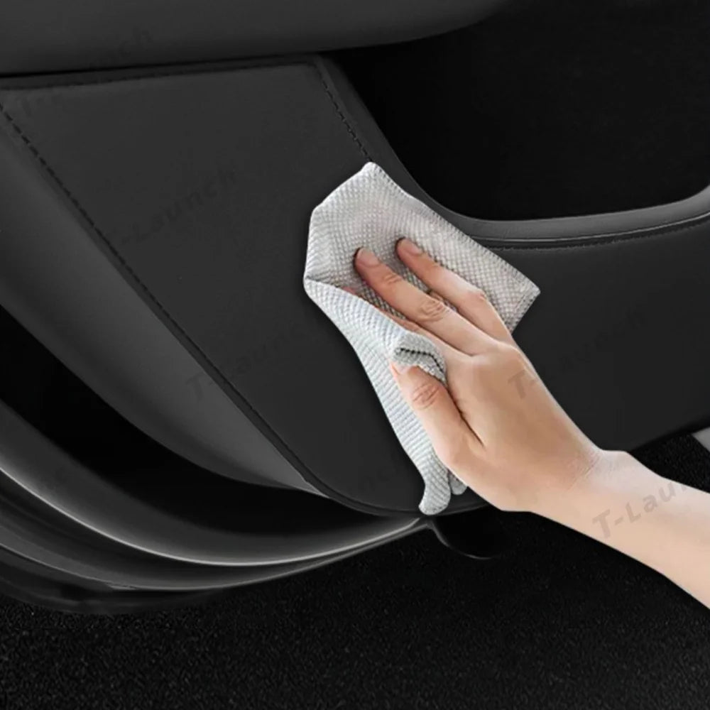 Leather Door Kick Guards for Tesla Model Y Juniper 2025+ / Model 3 Highland 2024+