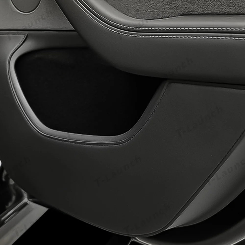 Leather Door Kick Guards for Tesla Model Y Juniper 2025+ / Model 3 Highland 2024+