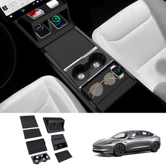 Center Console Organizer & Protector Full Set for Tesla Model 3 Highland 2024+