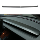 Split Dashboard Cover & Dashboard Air Outlet Cover (Carbon Fiber Pattern ABS) for Tesla Model 3 Highland 2024+