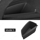 Rear Trunk Side Organizer Storage Box For Tesla model S 2023+