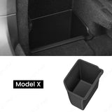 Rear Trunk Side Organizer Storage Box For Tesla model X 2023+