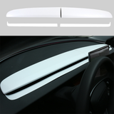 Split Dashboard Cover & Dashboard Air Outlet Cover (Carbon Fiber Pattern ABS) for Tesla Model 3 Highland 2024+