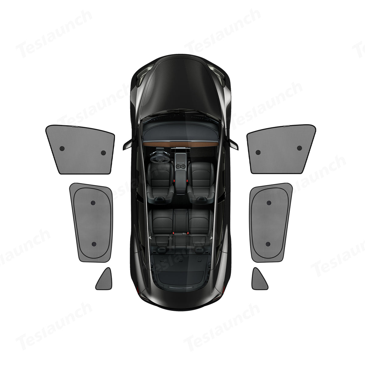 Model 3 Whole Car Sun Visor - Mesh Side Window Sunshade  (2017-2024)