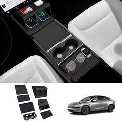 Center Console Organizer & Protector Full Set for Tesla Model Y Juniper 2025+