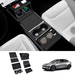 Center Console Organizer & Protector Full Set for Tesla Model Y L 2026+
