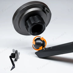 Műszerfal kormánykerék telefontartó Mágneses Magsafe vezeték nélküli töltő telefontartó For Tesla Model 3/Y (2017-2024)