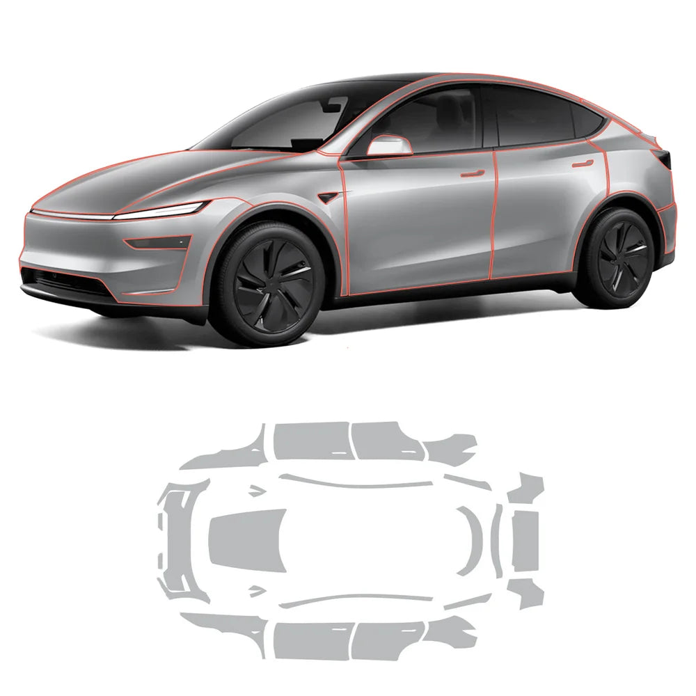 Matte TPU Full Car Paint Protection Film (PPF) for Tesla Model Y Juniper 2025+
