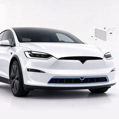 Front Bumper Protective Mesh Grille Panel for Tesla Model X 2026